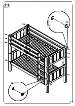 Предварительный просмотр 19 страницы Room to Grow Ollie & Leila ROO107 Assembly Instructions Manual