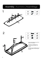 Предварительный просмотр 6 страницы ROOMS TO GO 102142 Assembly