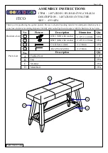 ROOMS TO GO 1407-CBNH Assembly Instructions preview