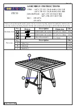 Предварительный просмотр 1 страницы ROOMS TO GO 1407-CTT Assembly Instructions