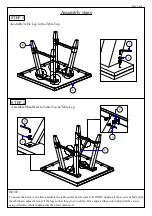 Предварительный просмотр 2 страницы ROOMS TO GO 1407-CTT Assembly Instructions