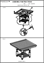 Предварительный просмотр 2 страницы ROOMS TO GO 4955-PTQ SQ CNTR HT TBL Assembly Instructions