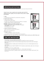 Preview for 9 page of ROOMS TO GO 79710262 1026 Use And Care Instructions Manual