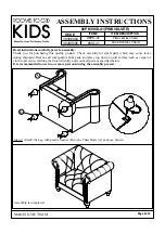 Предварительный просмотр 2 страницы ROOMS TO GO 86PK-41 Assembly Instructions