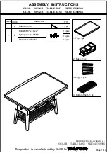 Предварительный просмотр 5 страницы ROOMS TO GO GLOB 8856-2 Assembly Instructions Manual