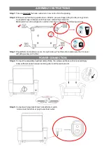 Предварительный просмотр 2 страницы ROOMS TO GO HLVN 7105R1-19 Assembly Instruction