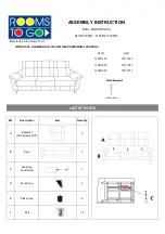 Preview for 1 page of ROOMS TO GO HLVN 7105R1-39 Assembly Instruction