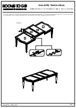 Предварительный просмотр 2 страницы ROOMS TO GO HMIS D8586-11 Assembly Instructions