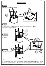 Preview for 2 page of ROOMS TO GO ITCO 1407-CC Assembly Instructions