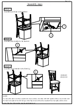 Preview for 3 page of ROOMS TO GO ITCO 1407-CC Assembly Instructions