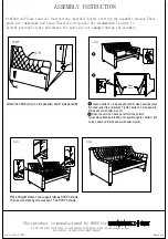 Preview for 3 page of ROOMS TO GO KIDS ALENA 3554110P Quick Start Manual