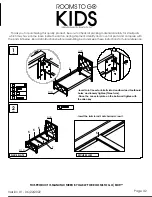 Preview for 2 page of ROOMS TO GO KIDS FROZEN TWIN BED Assembly Instructions