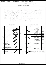 Предварительный просмотр 1 страницы ROOMS TO GO LFST 4955-P2E CNTR Assembly Instructions