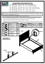 Предварительный просмотр 1 страницы ROOMS TO GO Naja BDPOSIHBK Assembly Instructions