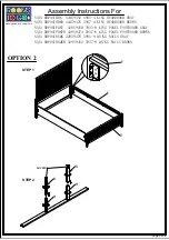 Предварительный просмотр 3 страницы ROOMS TO GO Naja BDPOSIHBK Assembly Instructions