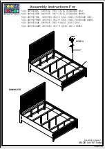 Предварительный просмотр 4 страницы ROOMS TO GO Naja BDPOSIHBK Assembly Instructions