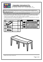 ROOMS TO GO NAJA CRPOSIB 42527943 Assembly Instructions предпросмотр