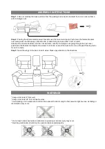 Предварительный просмотр 2 страницы ROOMS TO GO Sabella HLVN 10021 Assembly Instruction