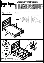 Preview for 3 page of ROOMS TO GO Sofia Vergara Naja BDPAT2HBK Assembly Instructions