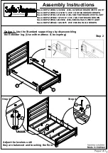 Preview for 2 page of ROOMS TO GO Sofia Vergara NAJA BDPAT2HBQ Assembly Instructions