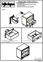 Предварительный просмотр 2 страницы ROOMS TO GO Sofia Vergara NAJA BDPAT2NS Assembly Instructions