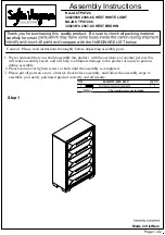 Предварительный просмотр 1 страницы ROOMS TO GO Sofia Vorgara NAJA CTPAT2C Assembly Instructions