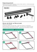 Preview for 2 page of Roomy Thermo-Rollo Assembly Instructions Manual