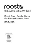 Roost RSA-200 User'S Manual And Safety Manual preview