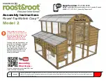 roost&root Round-Top Walk-In Coop 2 Assembly Instructions Manual предпросмотр