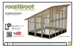 roost&root Slant-Roof Greenhouset Assembly Instructions Manual preview