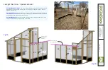 Preview for 10 page of roost&root Slant-Roof Greenhouset Assembly Instructions Manual