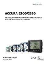 Preview for 1 page of ROOTECH Accura 2300 Front User Manual