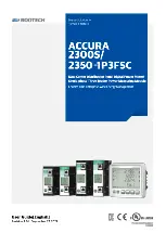 Preview for 1 page of ROOTECH ACCURA 2300S Manual