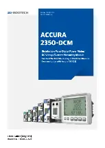 ROOTECH ACCURA 2350-DCM Manual preview