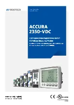 ROOTECH Accura 2350-VDC User Manual preview