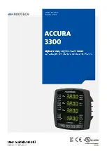 Preview for 1 page of ROOTECH Accura 3300 User Manual