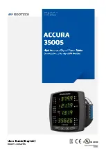 Preview for 1 page of ROOTECH ACCURA 3500S User Manual