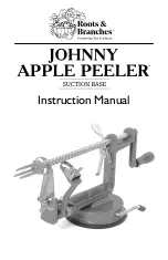 Preview for 1 page of Roots & Branches JOHNNY APPLE PEELER  VKP1010 Instruction Manual