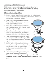 Preview for 6 page of Roots & Branches LITTLE CREEK VKP1208 Instruction Manual