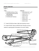 Предварительный просмотр 5 страницы Ropeflex VORTEX RX3300 Assembly & Instruction Manual