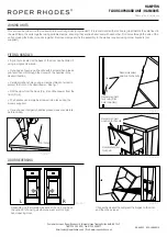 Предварительный просмотр 1 страницы Roper Rhodes Hampton HAM400FC Manual