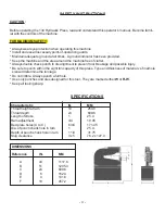 Предварительный просмотр 4 страницы Roper Whitney 134 Operation, Parts & Maintenance Manual