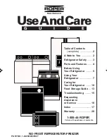 Roper 1-34850/4390527 Use And Care Manual preview