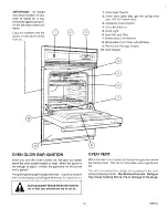 Preview for 11 page of Roper B875 Use And Care Manual