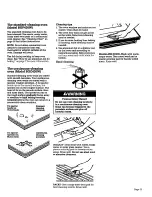 Preview for 13 page of Roper BGC430W BGP430W Use And Care Manual