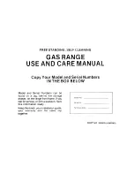 Preview for 1 page of Roper F8857W0 Use And Care Manual