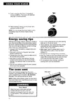 Предварительный просмотр 14 страницы Roper FGP310Y Use And Care Manual