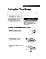 Preview for 27 page of Roper FGP335Y Use And Care Manual