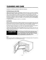 Preview for 14 page of Roper MCE04XW Use And Care Manual