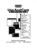 Preview for 1 page of Roper MHE11RD Use And Care Manual